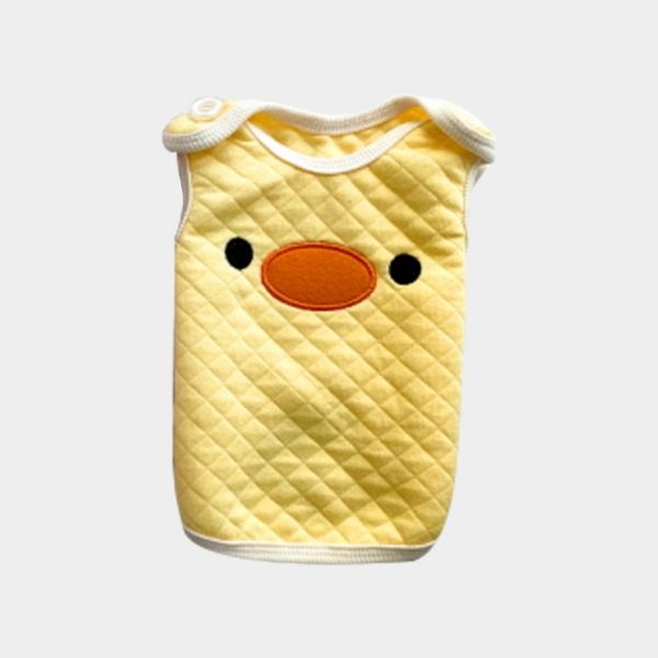 강아지 봄옷 누비조끼